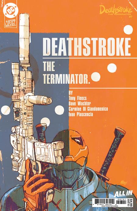 DEATHSTROKE THE TERMINATOR #7 CVR B MITCH GERADS CARD STOCK VAR cover artwork