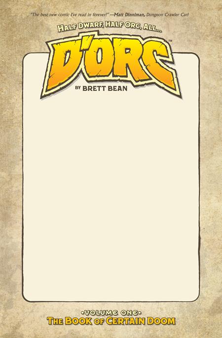 DORC TP VOL 01 2ND PTG DIRECT MARKET EXCLUSIVE BLANK SKETCH CVR cover artwork
