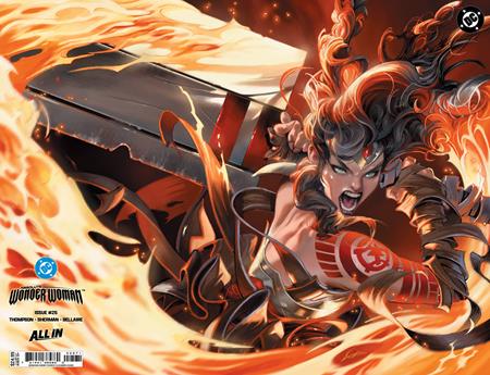 ABSOLUTE WONDER WOMAN #25 CVR G ALEXANDER LOZANO DC SHOWCASE WRAPAROUND FOIL VAR cover artwork