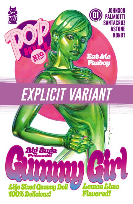 POP KILL BIG CANDY #1 (OF 4) CVR G BRIAN STELFREEZE BLACK BAG CARDSTOCK VAR (MR) cover artwork