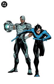 NEW TITANS #33 CVR F SAMI BASRI CORNER BOX SPOT FOIL VAR