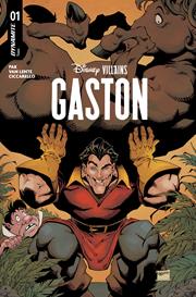 DISNEY VILLAINS GASTON #1 CVR D WILL ROBSON VAR