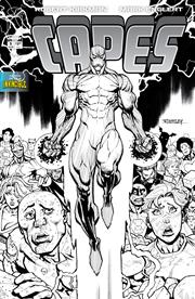INVINCIBLE UNIVERSE CAPES #5 CVR E INC 1:50 RYAN OTTLEY B&W VAR
