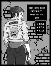 YOU HAVE BEEN CATCALLED WHAT DO YOU DO STICKER