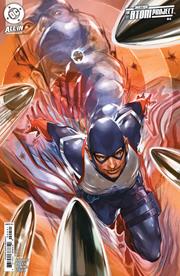 JUSTICE LEAGUE THE ATOM PROJECT #4 (OF 6) CVR D INC 1:25 DON AGUILLO CARD STOCK VAR