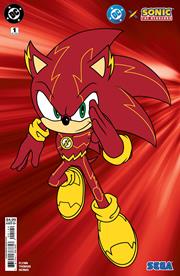 DC X SONIC THE HEDGEHOG #1 (OF 5) Second Printing Cvr B Flash Card Stock var
