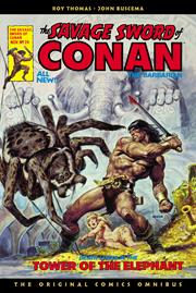 SAVAGE SWORD OF CONAN THE ORIGINAL COMICS OMNIBUS HC VOL 02 DIRECT MARKET EDITION EARL NOREM TOWER OF THE ELEPHANT CVR (MR)