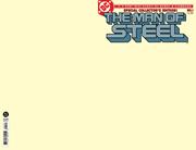 MAN OF STEEL #1 FACSIMILE EDITION CVR B BLANK CARD STOCK VAR