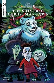 TIM BURTONS THE NIGHTMARE BEFORE CHRISTMAS THE SHIVER OF CHRISTMAS TOWN #4 CVR B SOO LEE VAR