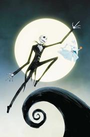 TIM BURTONS THE NIGHTMARE BEFORE CHRISTMAS THE SHIVER OF CHRISTMAS TOWN #4 CVR E JAE LEE METAL PREMIUM CVR VAR