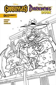 GARGOYLES DARKWING DUCK #4 CVR K INC 1:7 TAD STONES LINE ART VAR