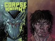CORPSE KNIGHT #1 (OF 6) CVR G MATTHEW ROBERTS DIE CUT HELMET VAR (MR)