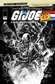 GI JOE A REAL AMERICAN HERO SSSILENT MISSIONS CRIMSON GUARD #1 (ONE SHOT) CVR C INC 1:10 GABRIEL HARDMAN B&W VAR