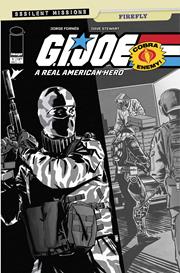 GI JOE A REAL AMERICAN HERO SSSILENT MISSIONS FIREFLY #1 (ONE SHOT) CVR C INC 1:10 JORGE FORNES B&W VAR
