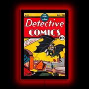 DETECTIVE COMICS NO 27 BATMAN MINI POSTER PLUS LED ILLUMINATED SIGN