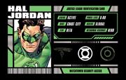 HAL JORDAN JUSTICE LEAGUE MEMBERSHIP CARD OPT-IN BUNDLES OF 25 (FREE) (NET)