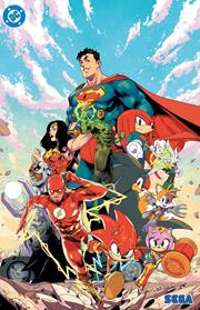 DC X SONIC THE HEDGEHOG THE METAL LEGION #1 (OF 5) CVR E PABLO M COLLAR FOIL VAR