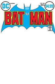 BATMAN #244 FACSIMILE EDITION CVR B BLANK CARD STOCK VAR