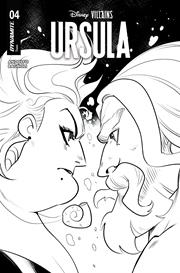 DISNEY VILLAINS URSULA #4 CVR L MIRKA ANDOLFO LINE ART VAR