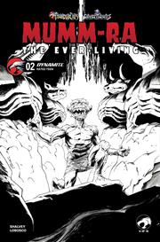 MUMM RA THE EVER LIVING #2 CVR K DECLAN SHALVEY LINE ART VAR
