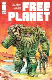 FREE PLANET #12 CVR B JED DOUGHERTY VAR