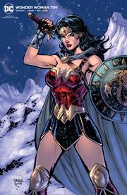 WONDER WOMAN #759 CARD STOCK JIM LEE VAR ED