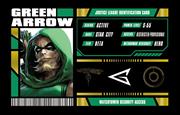 GREEN ARROW JUSTICE LEAGUE MEMBERSHIP CARD OPT-IN BUNDLES OF 25 (PAID) (NET)