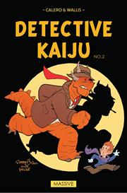 DETECTIVE KAIJU #2 (OF 4) CVR B JON SOMMARIVA TIN TIN HOMAGE VAR