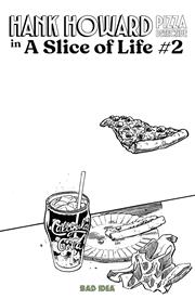 HANK HOWARD PIZZA DETECTIVE A SLICE OF LIFE #2 (OF 2) CVR C DAVID LAPHAM PIZZA SKETCH VAR