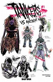 TANKERS VS ANCIENT ALIENS #1 (OF 4) CVR F INC 1:20 MATT KINDT DESIGN VAR