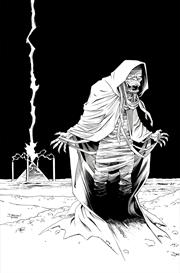 MUMM RA THE EVER LIVING #3 CVR K DECLAN SHALVEY LINE ART VAR