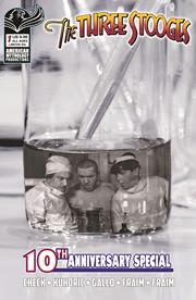 THREE STOOGES AMERICAN MYTHOLOGY 10TH ANNIVERSARY #1 CVR D B&W PHOTO VAR  Previously Solicted Thru Diamond