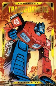 TRANSFORMERS #1 Tenth Printing Cvr A Daniel Warren Johnson & Mike Spicer Optimus Prime Gold Foil Emboss