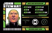 JOHN STEWART JUSTICE LEAGUE MEMBERSHIP CARD OPT-IN BUNDLES OF 25 (PAID) (NET)