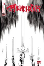 THUNDERCATS #16 CVR P INC 1:10 DECLAN SHALVEY LINE ART VAR