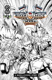 BIKER MICE FROM MARS (2025) #2 CVR E INC 1:50 DANIEL GETE B&W VAR