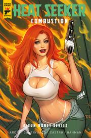 HEAT SEEKER COMBUSTION A GUN HONEY SERIES TP DIRECT MARKET EDITION DAVID NAKAYAMA CVR (MR)