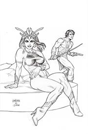 ALTERED STATES WARLORDS #2 CVR K INC 1:5 JOSEPH MICHAEL LINSNER LINE ART VIRGIN VAR
