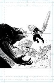 LOST FANTASY #12 CVR D INC 1:50 ALEX DIOTTO VIRGIN RAW ART VAR