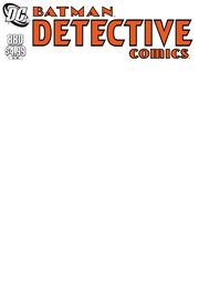 DETECTIVE COMICS #880 FACSIMILE EDITION CVR D BLANK VAR