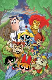 THUNDERCATS POWERPUFF GIRLS #2 CVR O INC 1:15 KEN HAESER FOC BONUS VIRGIN VAR