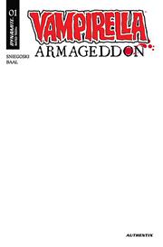VAMPIRELLA ARMAGEDDON #1 CVR J BLANK AUTHENTIX VAR