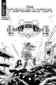 TERMINATOR #10 CVR F INC 1:10 DECLAN SHALVEY LINE ART VAR