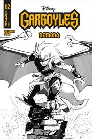 GARGOYLES DEMONA #2 CVR L INC 1:7 SEBASTIAN PIRIZ LINE ART FOC BONUS VAR