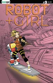 ROBOT + GIRL #9 CVR B MIKE WHITE SURFS UP VAR
