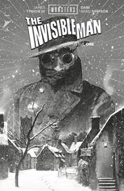 UNIVERSAL MONSTERS THE INVISIBLE MAN #1 (OF 4) CVR D INC 1:25 JOSHUA MIDDLETON CLASSIC HORROR B&W VAR