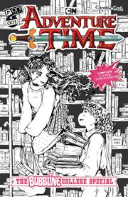 ADVENTURE TIME (2025) THE BUBBLINE COLLEGE SPECIAL # 1 (ONE SHOT) CVR D INC 1:10 CHLOE STAWSKI B&W VAR