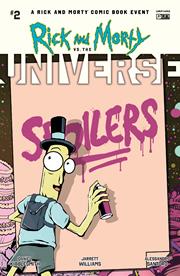 RICK AND MORTY VS THE UNIVERSE #2 (OF 4) CVR C INC 1:10 FLOPS INTERLOCKING VAR