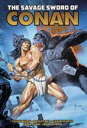 SAVAGE SWORD OF CONAN THE ORIGINAL COMICS OMNIBUS HC VOL 10 DIRECT MARKET EDITION JOE JUSKO KONG CVR (MR)