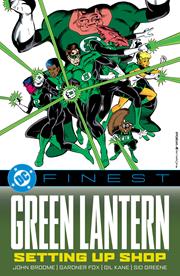 DC FINEST GREEN LANTERN SETTING UP SHOP TP